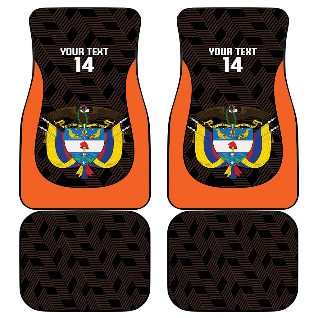 Colombia Football Car Mats 2025 Las Chicas Superpoderosas - Black Version - Wonder Print Shop