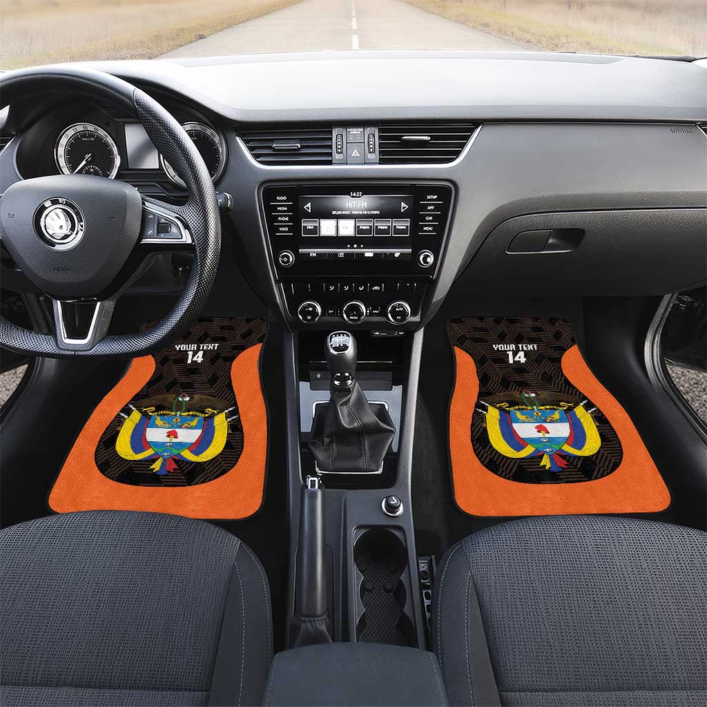 Colombia Football Car Mats 2025 Las Chicas Superpoderosas - Black Version - Wonder Print Shop