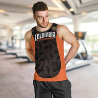 Custom Colombia Football Men Tank Top 2025 Las Chicas Superpoderosas - Black Version - Wonder Print Shop