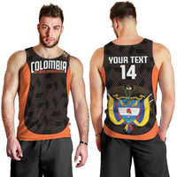 Custom Colombia Football Men Tank Top 2025 Las Chicas Superpoderosas - Black Version - Wonder Print Shop