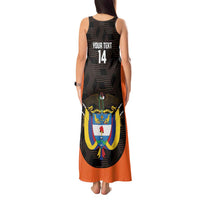 Custom Colombia Football Tank Maxi Dress 2025 Las Chicas Superpoderosas - Black Version - Wonder Print Shop