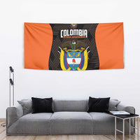 Colombia Football Tapestry 2025 Las Chicas Superpoderosas - Black Version - Wonder Print Shop