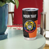 Custom Colombia Football Tumbler Cup 2025 Las Chicas Superpoderosas - Black Version - Wonder Print Shop