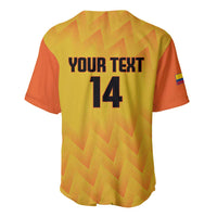 Custom Colombia Football Baseball Jersey 2025 Las Chicas Superpoderosas - Yellow Version - Wonder Print Shop