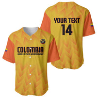 Custom Colombia Football Baseball Jersey 2025 Las Chicas Superpoderosas - Yellow Version - Wonder Print Shop