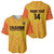 Custom Colombia Football Baseball Jersey 2025 Las Chicas Superpoderosas - Yellow Version - Wonder Print Shop