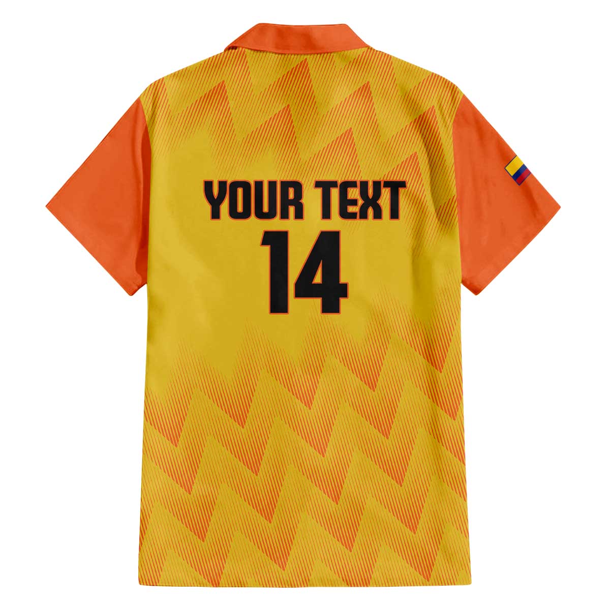 Custom Colombia Football Family Matching Off The Shoulder Long Sleeve Dress and Hawaiian Shirt 2025 Las Chicas Superpoderosas - Yellow Version - Wonder Print Shop