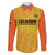 Custom Colombia Football Family Matching Off The Shoulder Long Sleeve Dress and Hawaiian Shirt 2025 Las Chicas Superpoderosas - Yellow Version - Wonder Print Shop