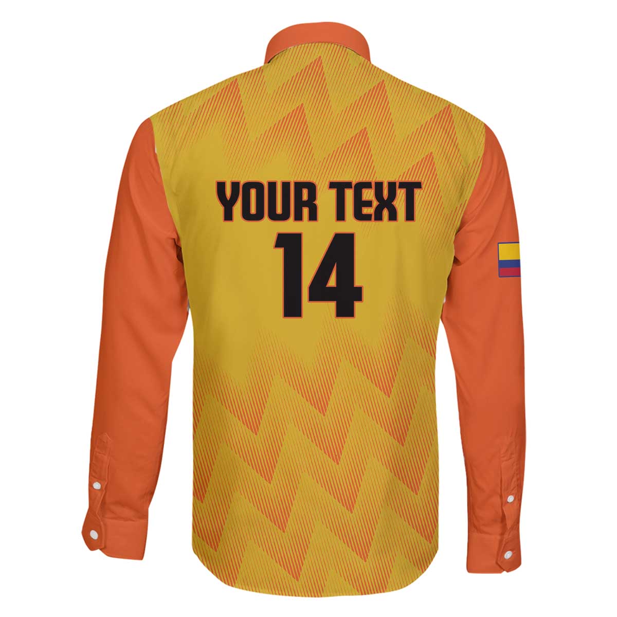 Custom Colombia Football Family Matching Off The Shoulder Long Sleeve Dress and Hawaiian Shirt 2025 Las Chicas Superpoderosas - Yellow Version - Wonder Print Shop