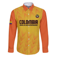 Custom Colombia Football Family Matching Puletasi and Hawaiian Shirt 2025 Las Chicas Superpoderosas - Yellow Version - Wonder Print Shop