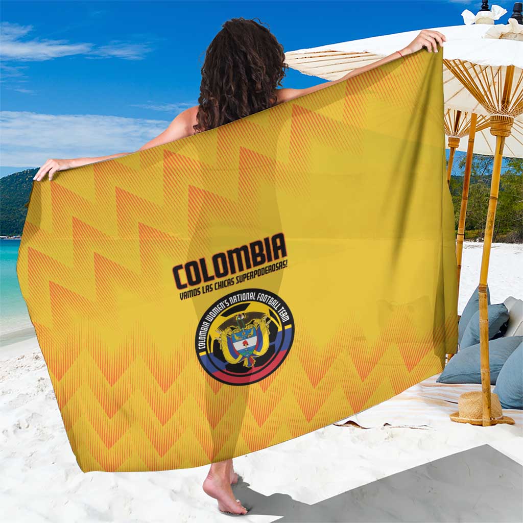 Colombia Football Sarong 2025 Las Chicas Superpoderosas - Yellow Version - Wonder Print Shop