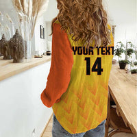 Custom Colombia Football Women Casual Shirt 2025 Las Chicas Superpoderosas - Yellow Version - Wonder Print Shop