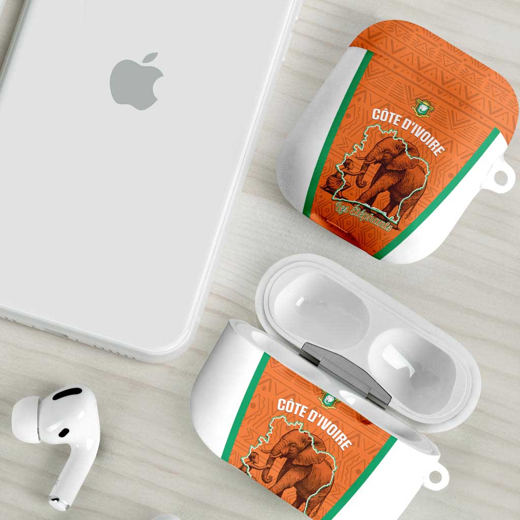 Ivory Coast Football AirPods Case 2026 Cote d'Ivoire Les Elephants Orange Version - Wonder Print Shop