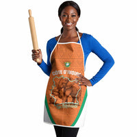 Ivory Coast Football Apron 2026 Cote d'Ivoire Les Elephants Orange Version - Wonder Print Shop