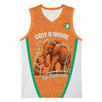 Custom Ivory Coast Football Basketball Jersey 2026 Cote d'Ivoire Les Elephants Orange Version - Wonder Print Shop