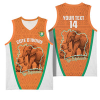 Custom Ivory Coast Football Basketball Jersey 2026 Cote d'Ivoire Les Elephants Orange Version - Wonder Print Shop