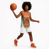 Custom Ivory Coast Football Basketball Jersey 2026 Cote d'Ivoire Les Elephants Orange Version - Wonder Print Shop