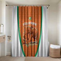 Ivory Coast Football Bathroom Set 2026 Cote d'Ivoire Les Elephants Orange Version - Wonder Print Shop