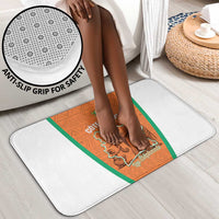 Ivory Coast Football Bathroom Set 2026 Cote d'Ivoire Les Elephants Orange Version - Wonder Print Shop