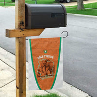 Ivory Coast Football Garden Flag 2026 Cote d'Ivoire Les Elephants Orange Version - Wonder Print Shop
