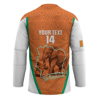 Custom Ivory Coast Football Hockey Jersey 2026 Cote d'Ivoire Les Elephants Orange Version - Wonder Print Shop