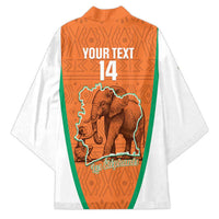 Custom Ivory Coast Football Kimono 2026 Cote d'Ivoire Les Elephants Orange Version - Wonder Print Shop