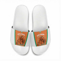 Ivory Coast Football Slide Sandals 2026 Cote d'Ivoire Les Elephants Orange Version - Wonder Print Shop