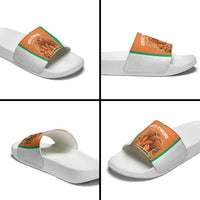 Ivory Coast Football Slide Sandals 2026 Cote d'Ivoire Les Elephants Orange Version - Wonder Print Shop