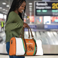 Ivory Coast Football Travel Bag 2026 Cote d'Ivoire Les Elephants Orange Version - Wonder Print Shop