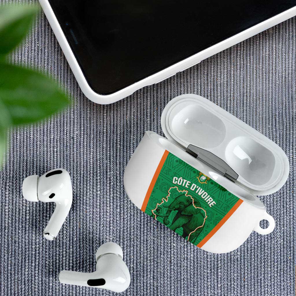 Ivory Coast Football AirPods Case 2026 Cote d'Ivoire Les Elephants Green Version - Wonder Print Shop