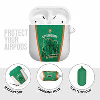 Ivory Coast Football AirPods Case 2026 Cote d'Ivoire Les Elephants Green Version - Wonder Print Shop