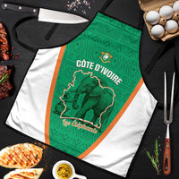 Ivory Coast Football Apron 2026 Cote d'Ivoire Les Elephants Green Version - Wonder Print Shop