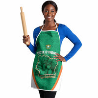 Ivory Coast Football Apron 2026 Cote d'Ivoire Les Elephants Green Version - Wonder Print Shop