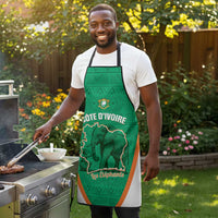 Ivory Coast Football Apron 2026 Cote d'Ivoire Les Elephants Green Version - Wonder Print Shop