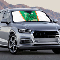 Ivory Coast Football Auto Sun Shade 2026 Cote d'Ivoire Les Elephants Green Version - Wonder Print Shop