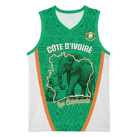 Custom Ivory Coast Football Basketball Jersey 2026 Cote d'Ivoire Les Elephants Green Version - Wonder Print Shop