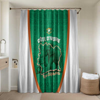 Ivory Coast Football Bathroom Set 2026 Cote d'Ivoire Les Elephants Green Version - Wonder Print Shop
