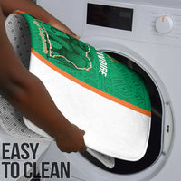 Ivory Coast Football Bathroom Set 2026 Cote d'Ivoire Les Elephants Green Version - Wonder Print Shop
