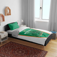 Ivory Coast Football Bedding Set 2026 Cote d'Ivoire Les Elephants Green Version - Wonder Print Shop