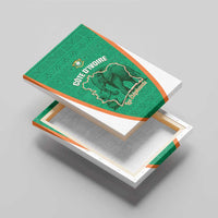Ivory Coast Football Canvas Wall Art 2026 Cote d'Ivoire Les Elephants Green Version - Wonder Print Shop