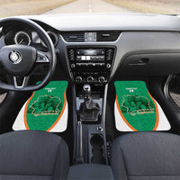 Custom Ivory Coast Football Car Mats 2026 Cote d'Ivoire Les Elephants Green Version - Wonder Print Shop