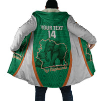 Custom Ivory Coast Football Cloak 2026 Cote d'Ivoire Les Elephants Green Version - Wonder Print Shop