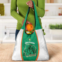 Ivory Coast Football Grocery Bag 2026 Cote d'Ivoire Les Elephants Green Version - Wonder Print Shop