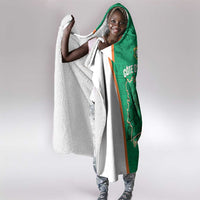 Ivory Coast Football Hooded Blanket 2026 Cote d'Ivoire Les Elephants Green Version - Wonder Print Shop