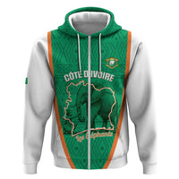 Custom Ivory Coast Football Hoodie 2026 Cote d'Ivoire Les Elephants Green Version - Wonder Print Shop