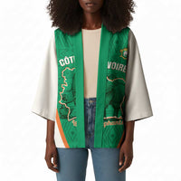 Custom Ivory Coast Football Kimono 2026 Cote d'Ivoire Les Elephants Green Version - Wonder Print Shop