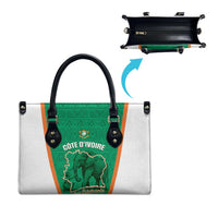 Ivory Coast Football Leather Bag 2026 Cote d'Ivoire Les Elephants Green Version - Wonder Print Shop