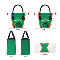 Ivory Coast Football Leather Bag 2026 Cote d'Ivoire Les Elephants Green Version - Wonder Print Shop