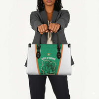 Ivory Coast Football Leather Bag 2026 Cote d'Ivoire Les Elephants Green Version - Wonder Print Shop