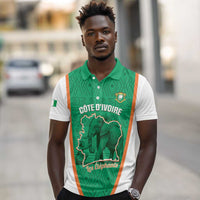 Custom Ivory Coast Football Polo Shirt 2026 Cote d'Ivoire Les Elephants Green Version LT14